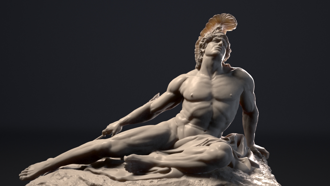 Статуи древней Греции Ахиллес